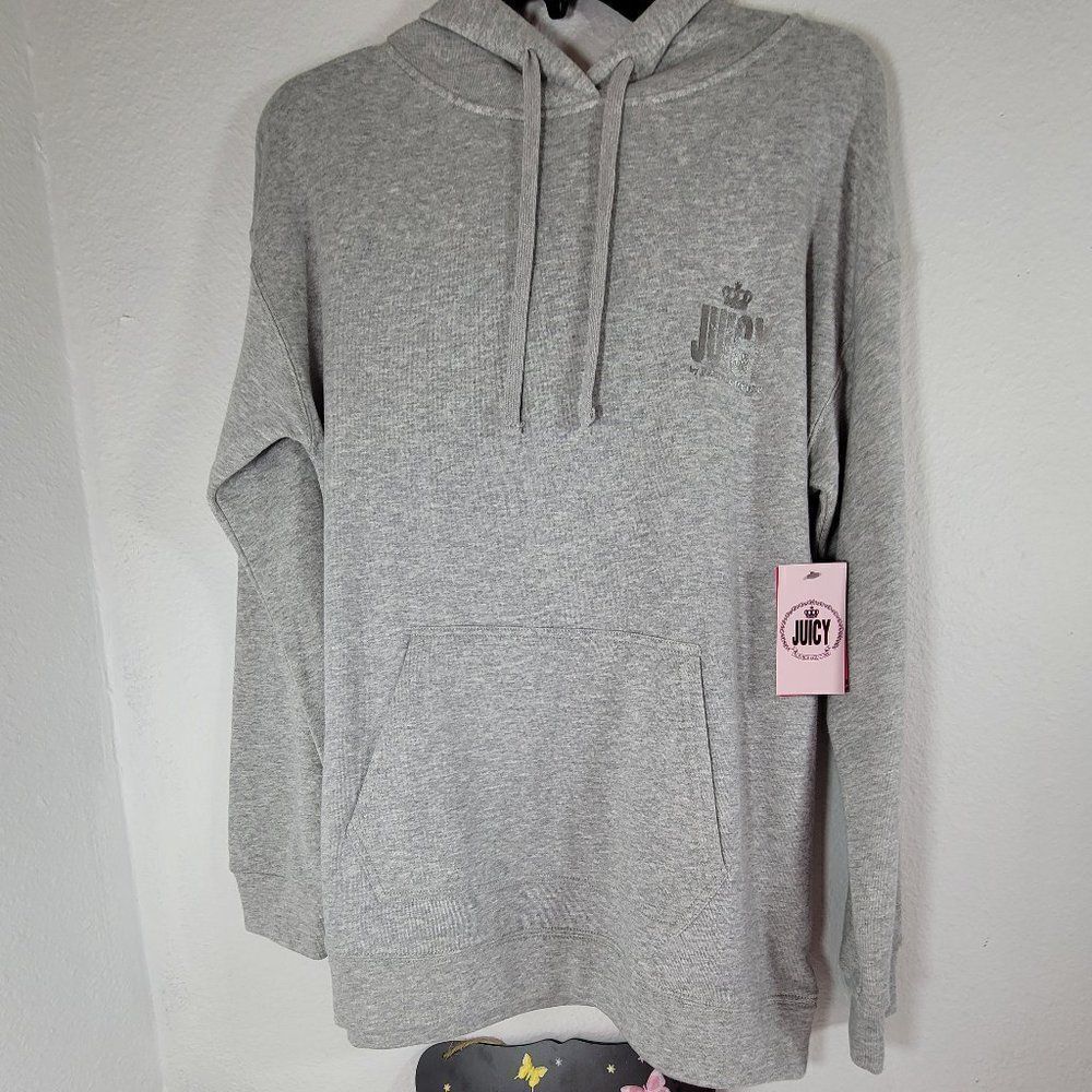 1505 Juicy By Juicy Couture French Terry Long Sleeve Hoodie NWT